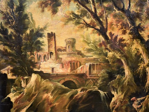 Paysage Fantastique - attribué à Alessandro Magnasco (1667 - 1749) - Louis XIV